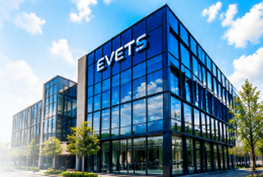 EVETS Modern Glass Office Headquarters