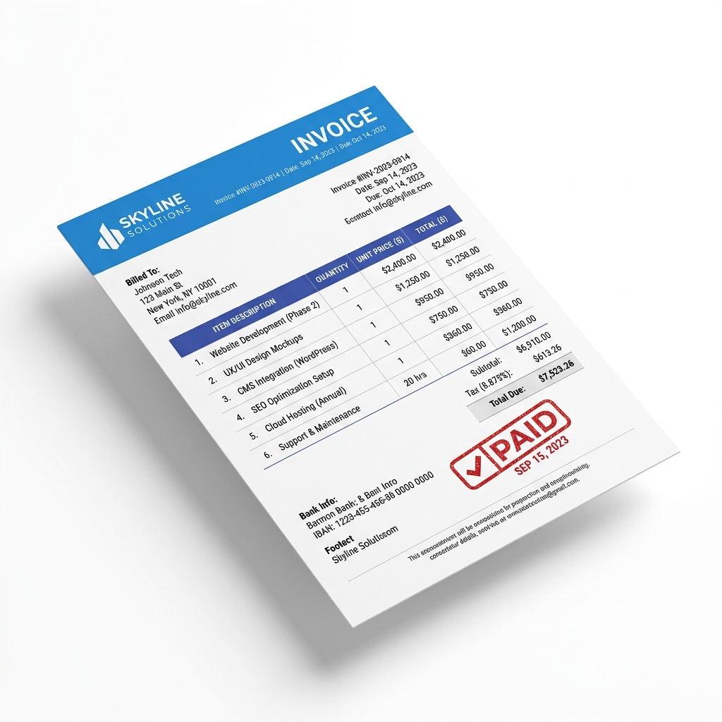 Invoicing Document